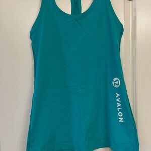 Lululemon Athletica Teal Racerback Tank Top